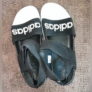 Adidas Black & White Sandals
